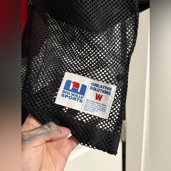 Willy Chavarria men’s mesh football jersey size L - Picture 8 of 13